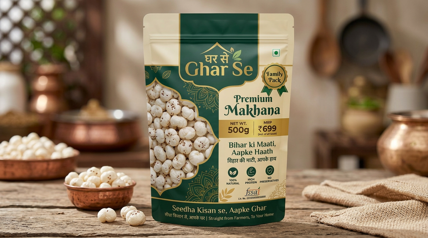 Premium Raw Makhana - Family Pack